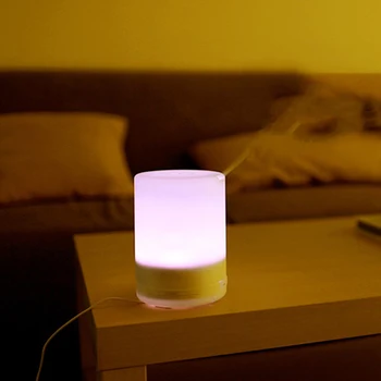 

EU/UK/US Plug 300ml Home Mini Diffuser Aroma Essential Oil Humidifier LED Night Light Cool Mist Office Decoration