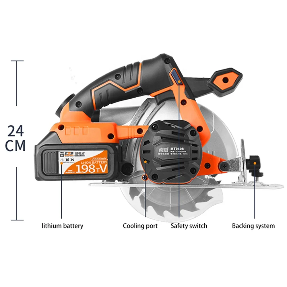 

Circular Saw Cutting Angle Adjustable with Blade Woodworking Portable Electric Saws