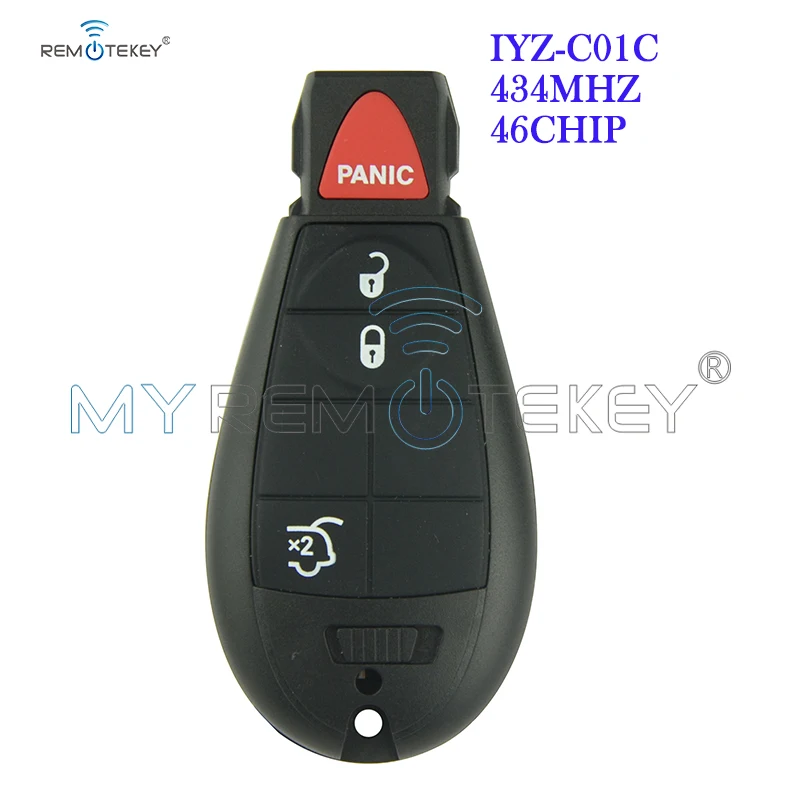 

Remtekey #4 Fobik key 434Mhz IYZ-C01C for Jeep Grand Cherokee Commander