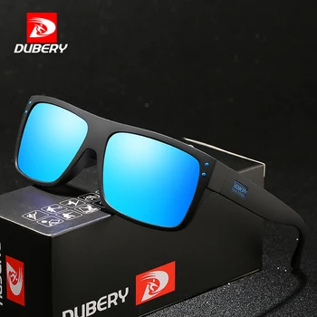 

DUBERY Vintage Sunglasses Polarized Men's Sun Glasses For Men Driving Black Square Oculos Male 8 Colors Model 911