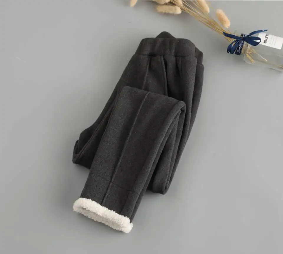 Высокое качество; Новинка г.; хлопковые брюки для девочек; брюки; Осень-зима г.; трендовые Детские плотные брюки; повседневные однотонные леггинсы для девочек