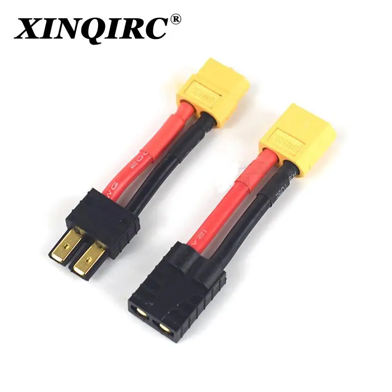 XINQIRC 1PCS T stecker Deans Weiblich/Stecker auf TRX Männlich Weiblich Adapter Stecker Für Traxxas RC Auto Batterie zubehör – Detail 2
