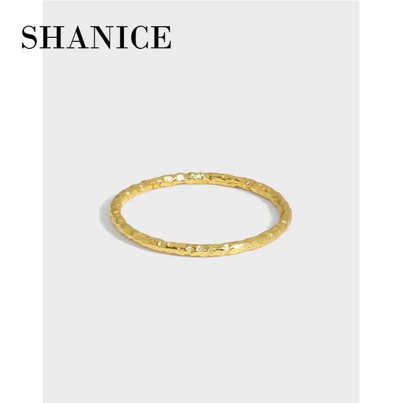 SHANICE INS 트렌디 1.35MM 주석 호일 슬림 S 파인 링 유니섹스 ..