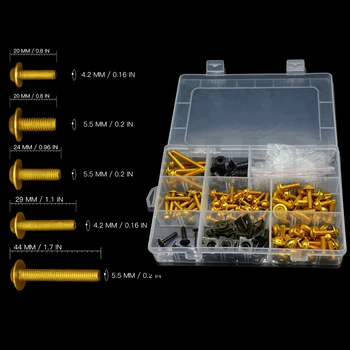 

For Ducati Universal Motorcycle Fairing Bolts Kit Screws Accessories SUPERSPORT S HYPERMOTARD 821 SP 939 SP 1100/S/EVO SP