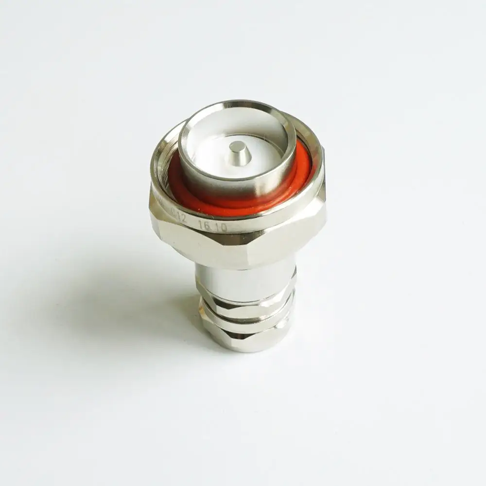 7/16 커넥터 DIN 수 L29 플러그 클램프, 1/2 인치, Superflexible, Andrew Heliax 케이블, 황동 동축 RF 어댑터, 1 개