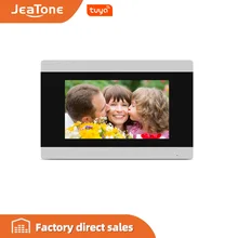 Jeatone – visiophone sans fil avec écran tactile de 7 pouces, interphone vidéo wi fi IP, système de contrôle d'accès pour Villa et appartement, détection de mouvement