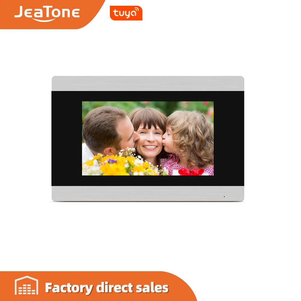 Видеодомофон Jeatone беспроводной Wi-Fi IP-видеодомофон с одним сенсорным экраном 7