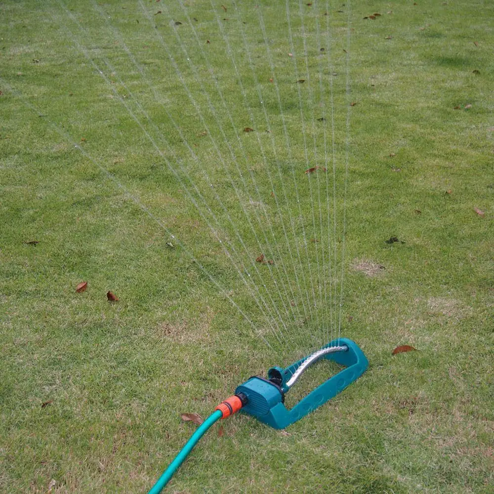 1pc 15 holes Adjustable Alloy garden sprinkler Sprayer Oscillating Oscillator Lawn Garden Yard Irrigation dripper System CD | Дом и сад