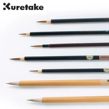 ZIG Kuretake Cartoonist Menso ручка-кисть для каллиграфии Акварельная живопись линия комиксов и иллюстрация рисунок смешанный кончик волос маркер