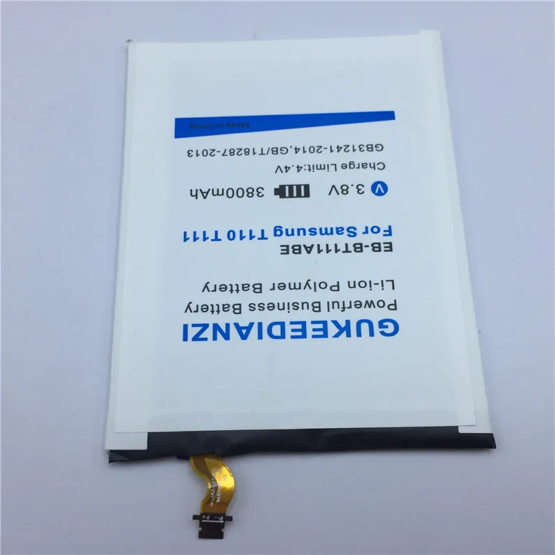 GUKEEDIANZI планшет батарея EB-BT111ABE для Samsung Galaxy Tab 3 Lite SM T111 T110 T115 3800mAh сменные батареи