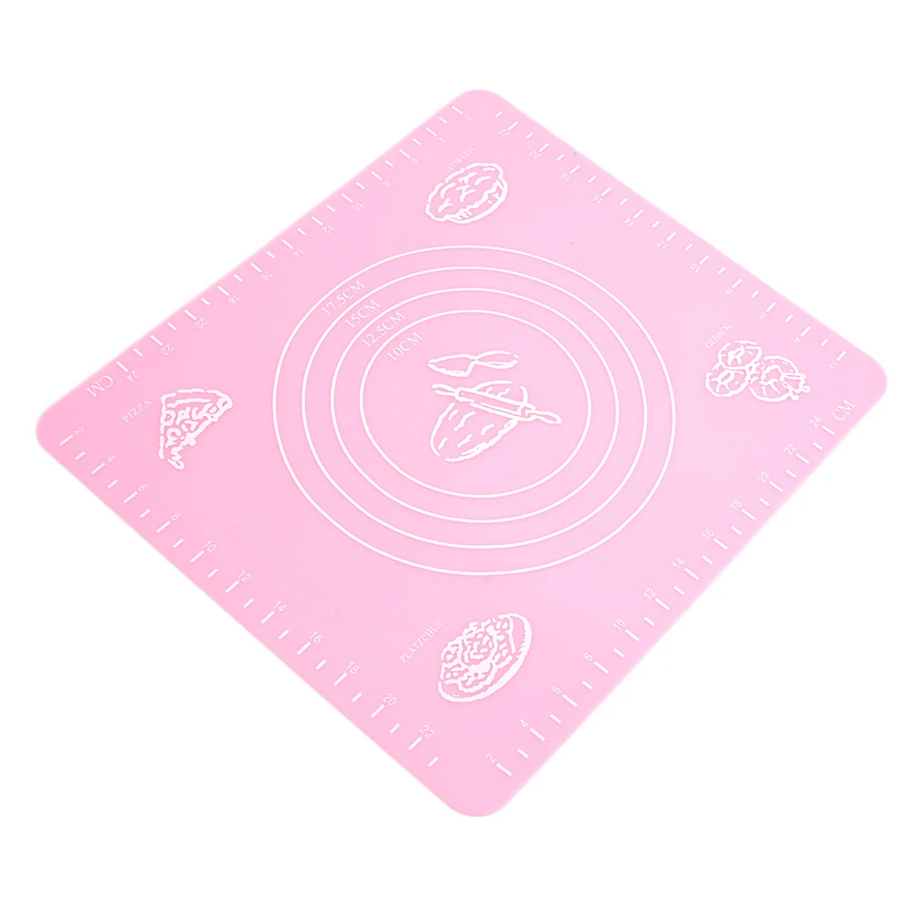 

Superior qualityFashion Silicone Cake Dough Pastry Fondant Rolling Cutting Mat Baking Pad Baker ToolStylish