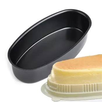 

9 Inch Non Stick Oval Shape Cake Pan Cheesecake Loaf Bread Mold Baking Tray DIY Kitchen Bakeware Supplies Cake Baking Tools