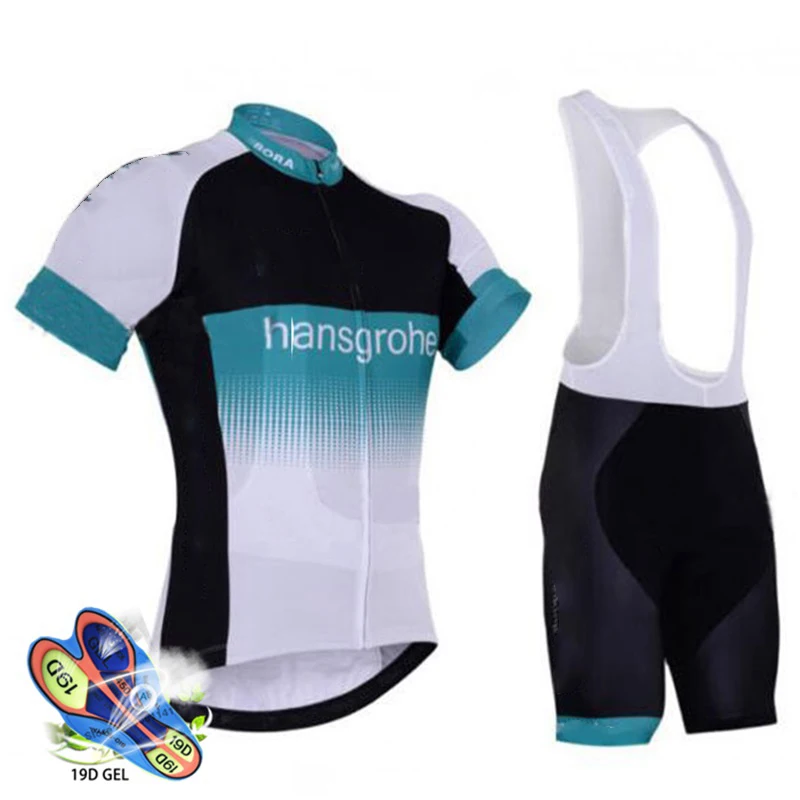 

CyclingEasy 41283 Team Jersey Summer Short Sleeve Cycling Clothing Riding Sports Breathable Bib Shorts Pro Bike Clothes Wear