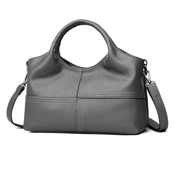

Fashion Patchwork Shoulder Cross Body Bags Ladies Leather Women Bags Women's PU Leather Handbags Gray