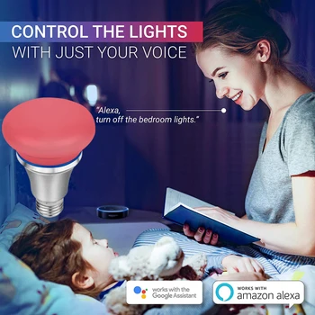 

E27 Led Lamp WiFi Smart Home Light Bulb 16 Million Color Compatible Led Light Bulb Alexa Google Home Remote Smart Bulb Led Decor