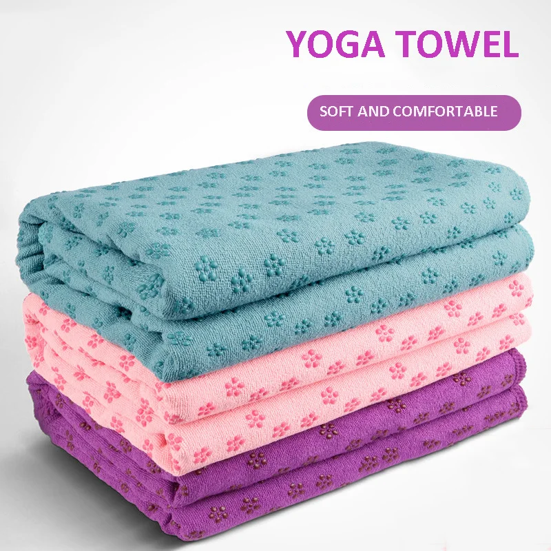

Thick Yoga Towel Cojin Manta Blanket Yoga Handdoek For Sport Pilates Alfombra De Yoga Antideslizante Anti-Slip Absorb Sweat