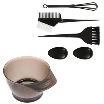 

2020 New 5PCS/Set Hair Coloring Dyeing Kit Tint Color Dye Bowl Set Salon Brushes Tool Hairdressing Styling Tool