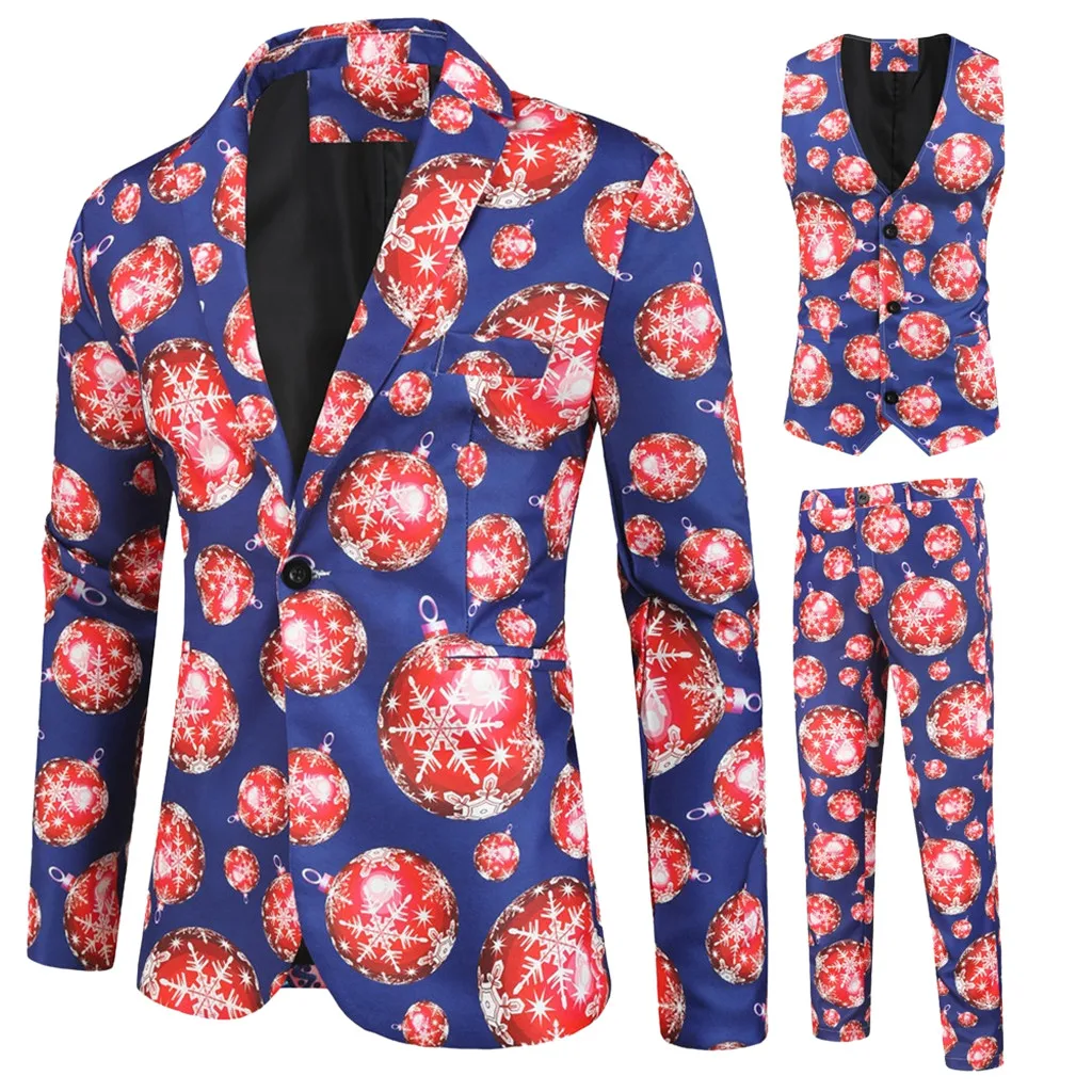 

2019 New Arrvial Spring Autumn Suit Men With Pants For Wedding Slim Button Suit Pure Color Dress Blazer Trajes Hombre 11.15