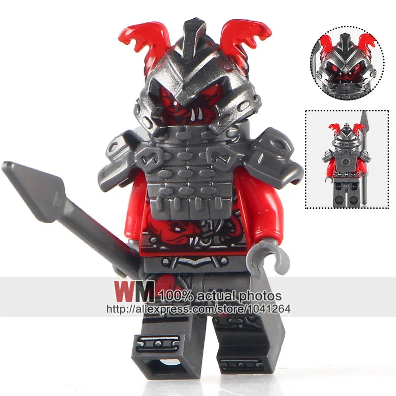 

WM 20pcs/lot XH577 Vermin Mini Bricks Son of Lord Krux Nya Garmadon Super Heroes Gold Ninjia Building Blocks Gifts X0155