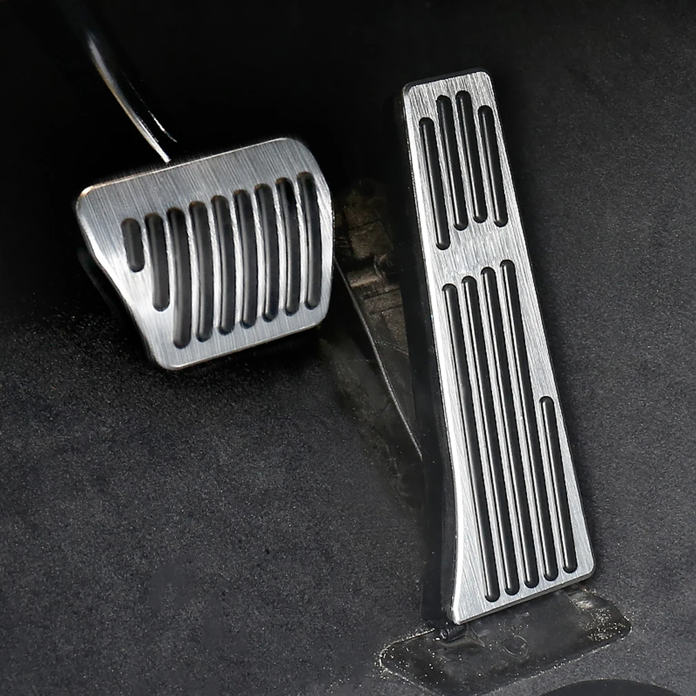 For BMW E46 E60 E92 E93 older series(5 /6 / 7).bee 2012 year(X1 X3 X4).2013 year bee X5 X6 Z4 AT stainless steel pedal cover