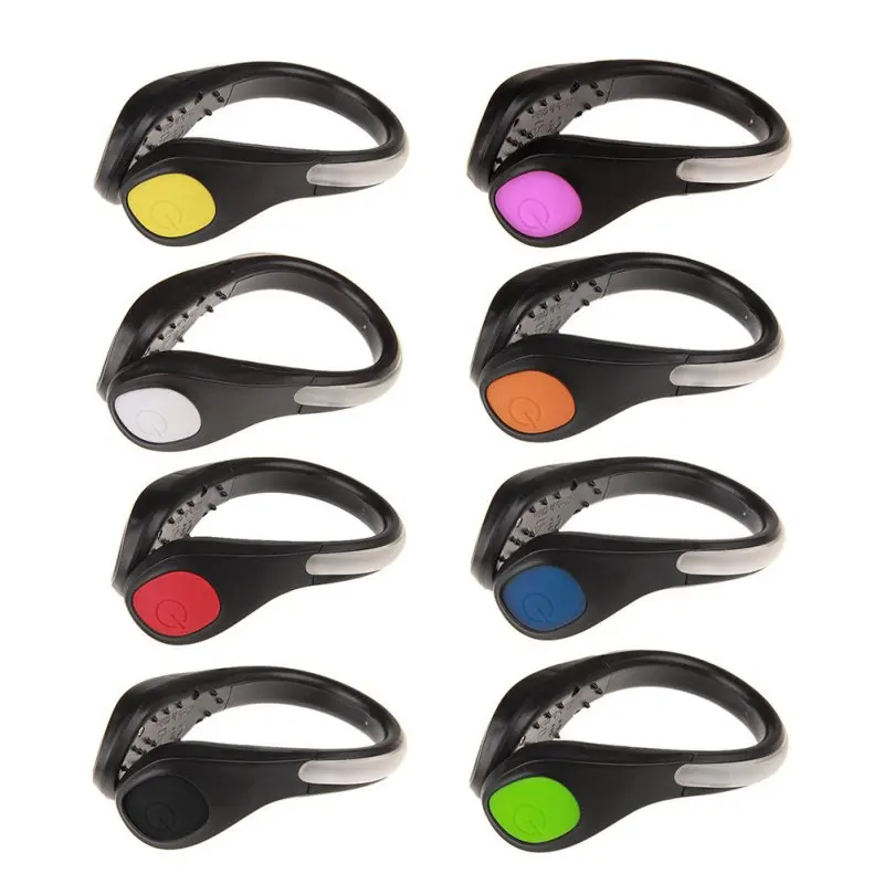 1PC LED Shoe Clips Warning Light Safety Night Running Shoe Clips for Adult Children Outdoor Bicycle Shoe Accessories