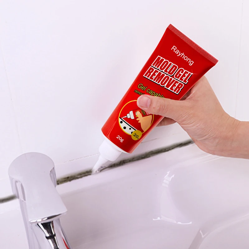 Gel eliminador de moldes para el hogar, agente de limpieza de moho, eliminación de azulejo, limpiador de pared y suelo, multifuncional, Gel removedor de moho