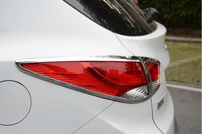 Для hyundai IX35 2010-2013 Высокое качество ABS Хромированная фара/задняя крышка автомобиля Стайлинг