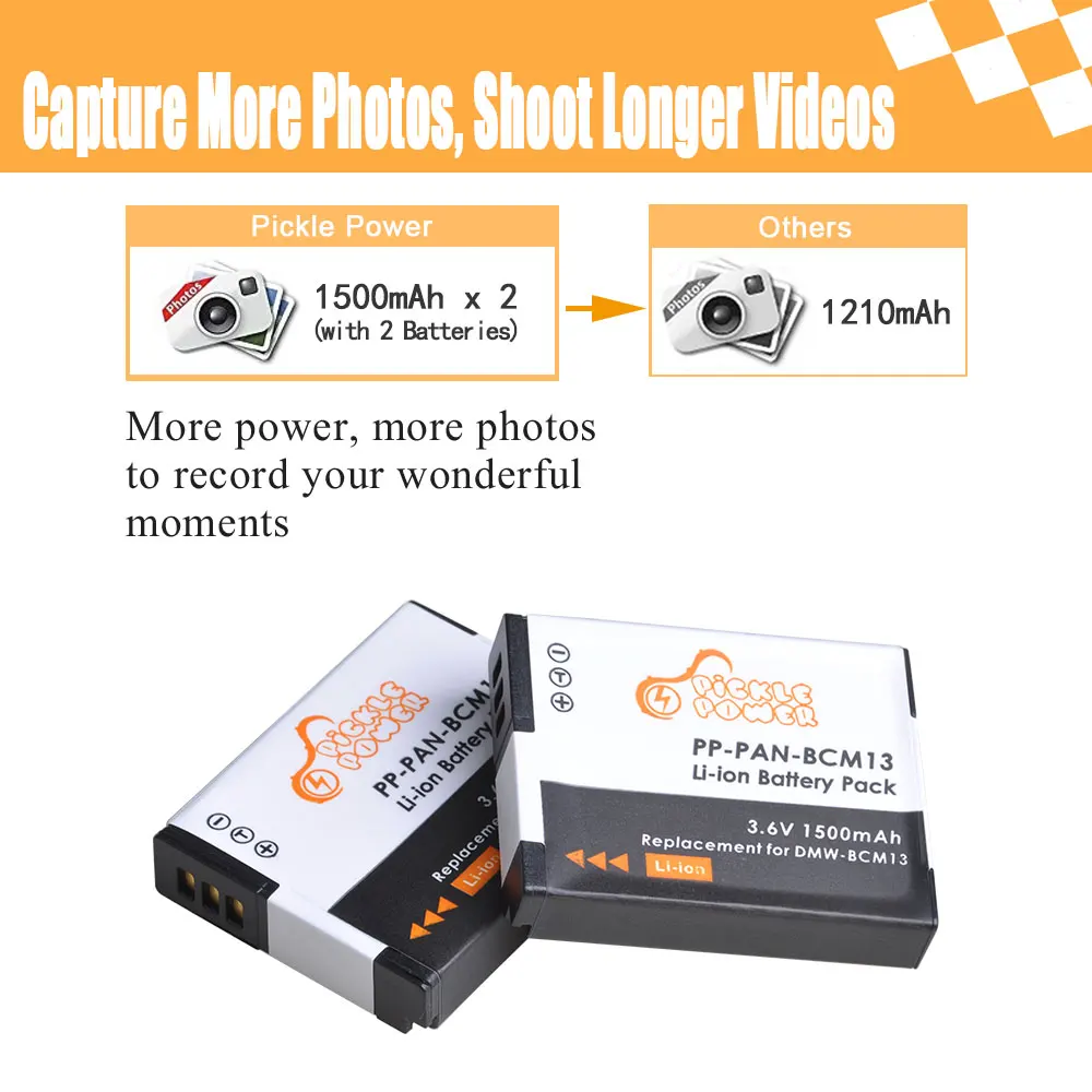DMW BCM13E аккумулятор BCM13 + зарядное устройство с ЖК дисплеем для Panasonic Lumix DMC ZS40 TZ60 ZS45