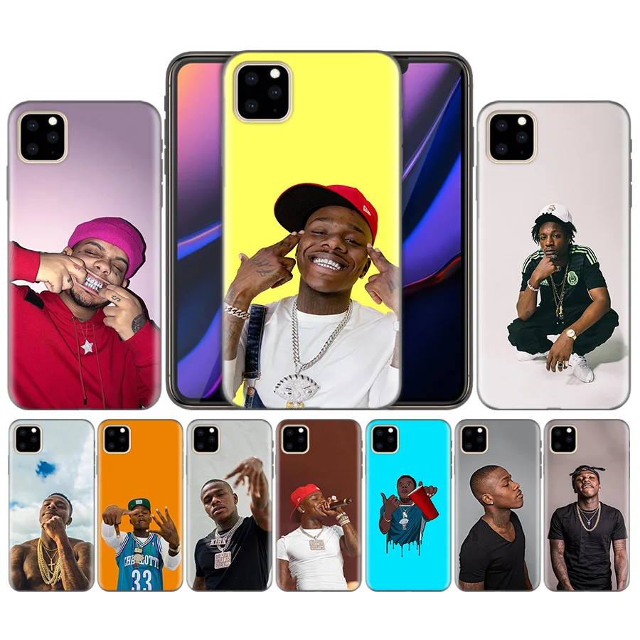 

Silicone Phone Case Cover For iphone XR XS Max X 7 8 6 6S Plus 11 11Pro Max 5 5S 5C SE 7Plus 8Plu Protective DaBaby Rapper Case
