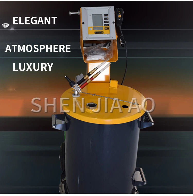 1PC Intelligent Liquid Crystal Electrostatic Powder Spraying Machine Electrostatic Powder Spray Plastic Powder Machine 220V