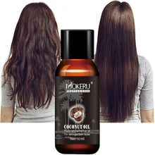 Сглаживание кожи головы Предотвращение выпадения волос ремонт кокосовое масло увлажняющее 30 мл эфирное органическое лечение роста уход за кожей салон