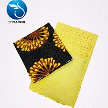 LIULANZHI африканская восковая кружевная ткань горячая Распродажа нигерийская восковая печатная ткань вуаль хлопок кружевная ткань для платья ML8WR30-ML8WR44