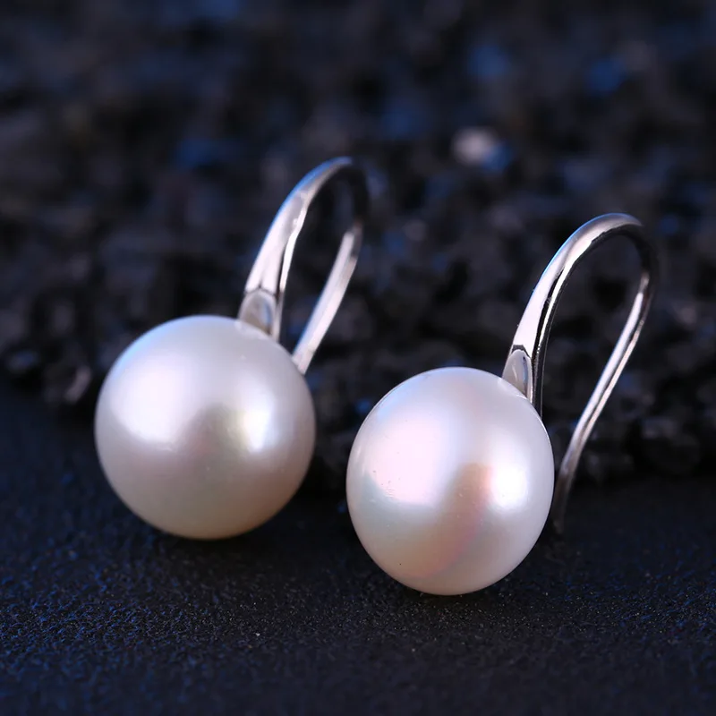 

Pearl Women Hanging Earrings One Direction Trend Boucle D'oreille Femme Party Wedding Fashion Round Pearl Jewelry Wholesale
