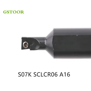 

1PCS S07K SCLCR06 A16 CNC Lathe Cutter Tools Turning Tool Holder HSS For CCMT060204