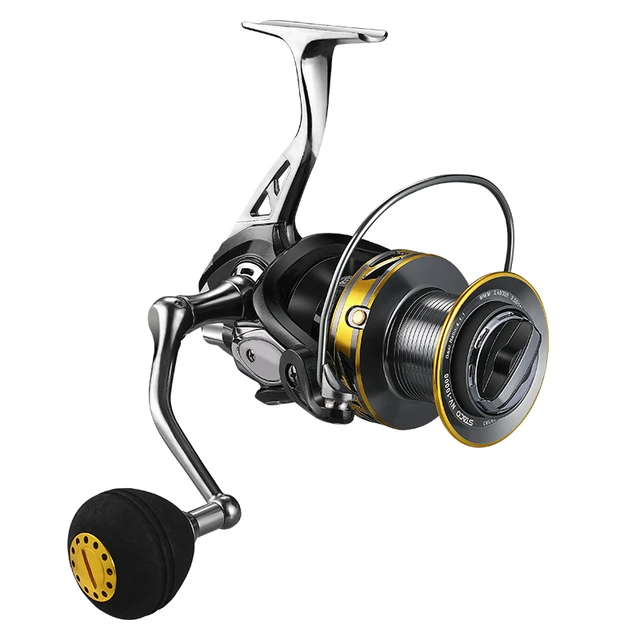 EBZOOL Big Fish Spinning Reel 25KG Max Drag Power 13+1BB All Metal