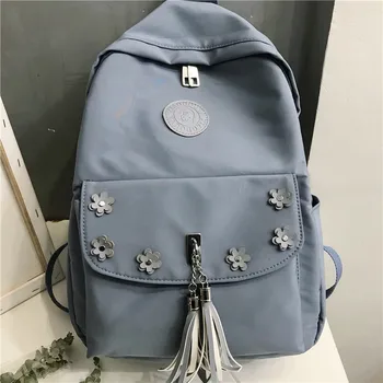 

2020 New Fashion Breathable Nylon Fabric Laptop Backpack Bookbag School Bags for Teenage Girls Backpack