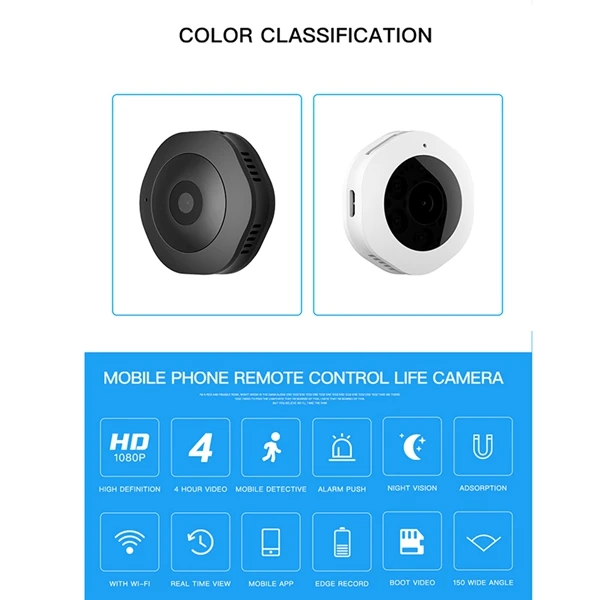 H6 HD 1080P ночная версия мини WIFI камера Экшн с датчиком движения записывающее