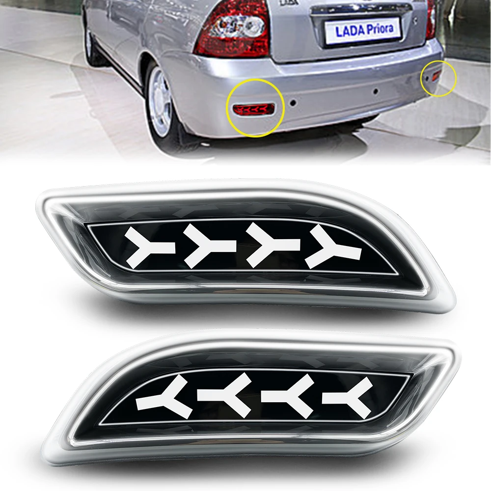 

Auto Spare Parts for lada priora LED Tail Light Rear Fog Lamp Brake LightSUV 4WD Sedan Cars