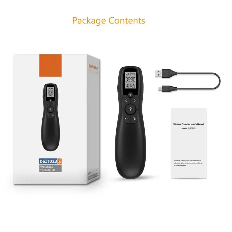 

Portable Laser Flip Pen Wireless Presenter Rechargeable Green Pointer Laser For Powerpoint Presentation Remote Control