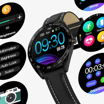 

K7 Smart Watch Sports Waterproof L7 BTcall SmartWatch HRV Report Heart Rate Blood Pressure Monitor Watch Fitness Bracelet