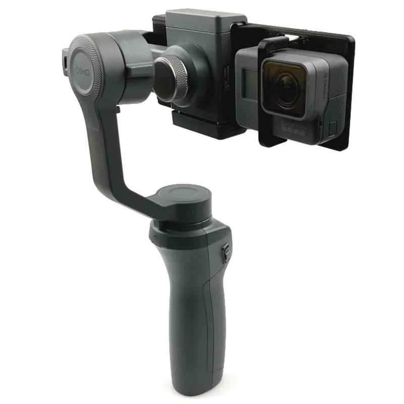 Switch Mount holder Plate For DJI OSMO Mobile 2 1 GoPro Hero Action Camera with Handheld Gimbal