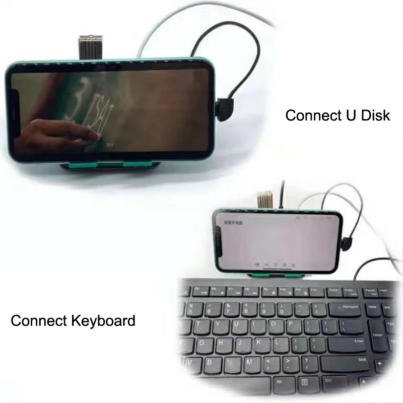 Для iphone Мышь iOS 13 OTG usb-хаб док-станция для Зарядное устройство Держатель для iphone 11 Pro Max XS XR для детей 5, 6, 7, 8, подключение U флэш-диск Мышь клавиатура