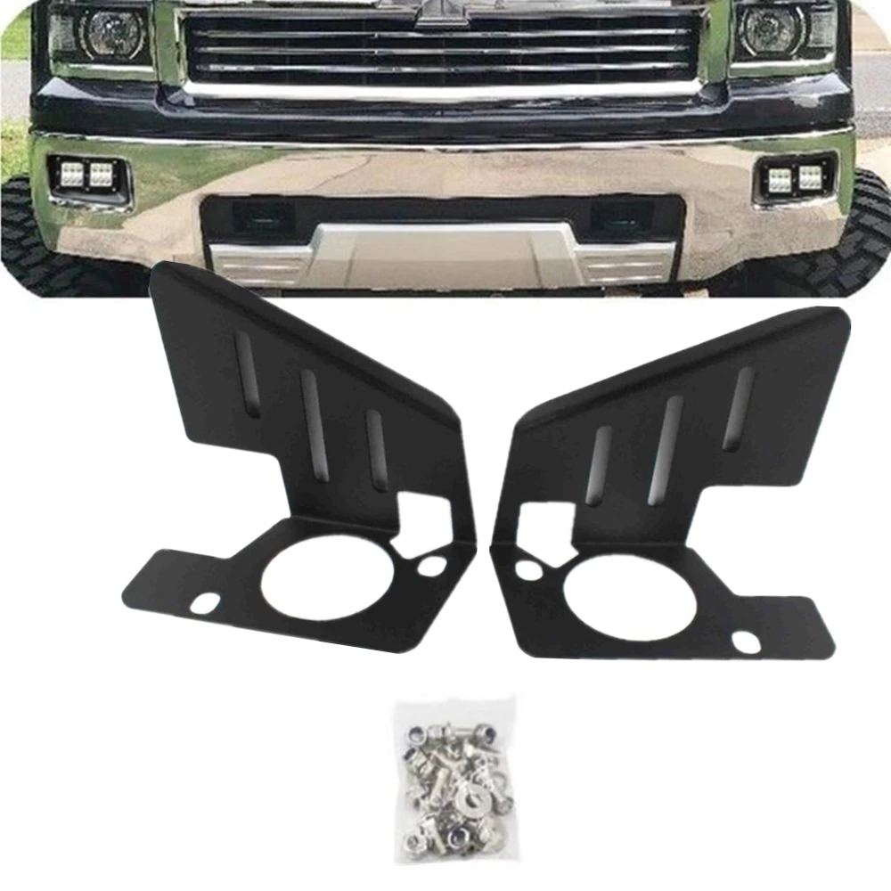 Led Fog Light Mounting Bracket For Chevrolet Silverado 1500 Front Lower