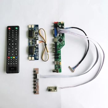 

For M150X2/M150X3 Audio HDMI VGA USB Remote 4CCFL 15" 1024*768 20-Pin cable LVDS PC desktop LCD display controller card DIY kit