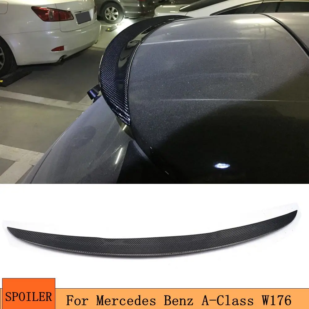 Углеродное волокно/FRP W176 A250 задний спойлер багажника для Mercedes Benz A Class A180 A200