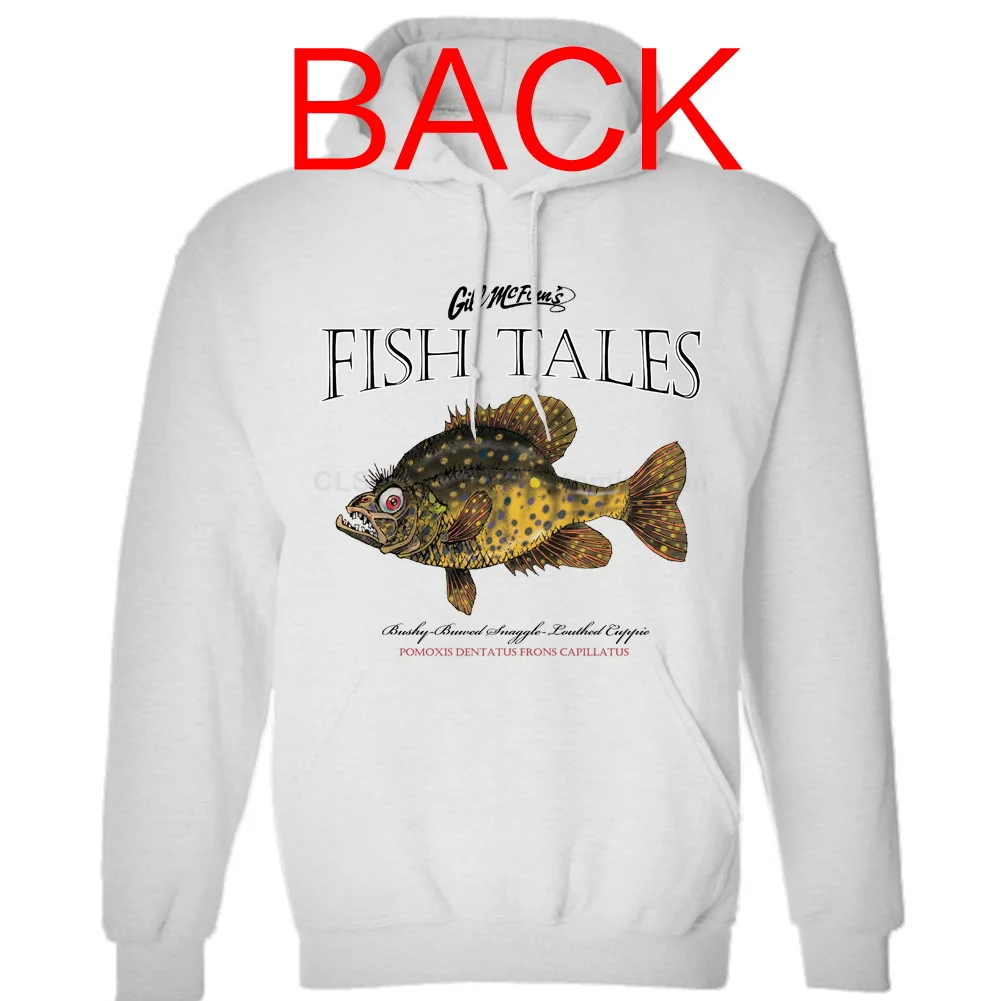 Snaggle зубчатые Crappie рыбы Спортивные Товары рыболовные снасти унисекс Мужские Женские зимние толстовки