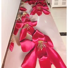 Персидский корт Ретро 3D ковер настраиваемая длина коридор прохода лестница прямоугольные вертикальные ковры впитывающие длинные полосы ковер