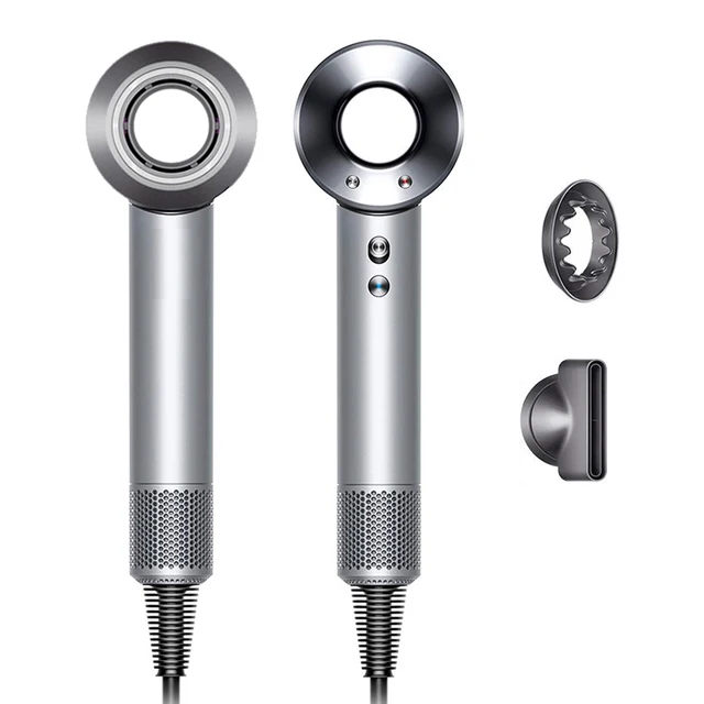 Hair Dryer Professional Salon Leafless Blower Hair Supersonic Dryer Hair Travel Home Blow Dryer Free Shipping Silver