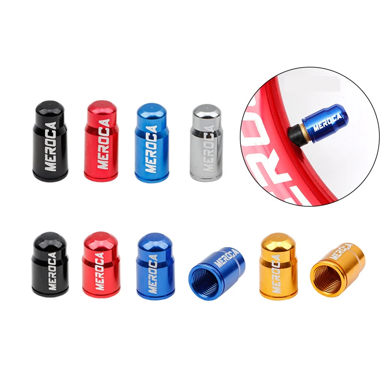 2pc Aluminum Bicycle Tire Valve Cap Ultralight Mountain Road Bike Schrader/Presta Protector MTB Accessories | Спорт и развлечения