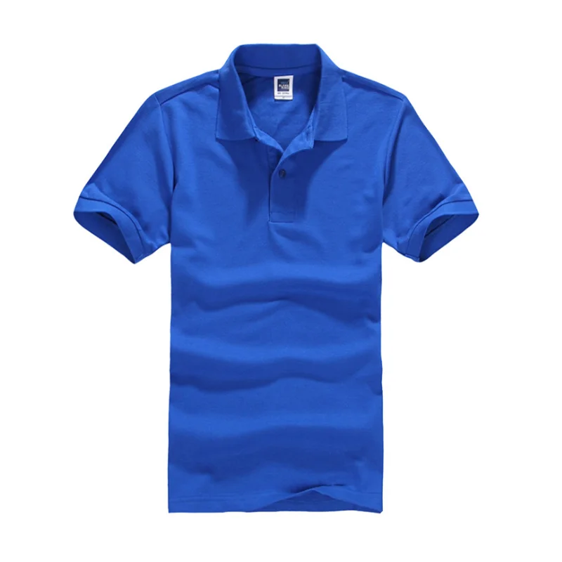 Мужская рубашка поло, брендовая мужская Однотонная рубашка поло, Camisa Masculina, мужская повседневная хлопковая рубашка поло с коротким рукавом, мужские майки